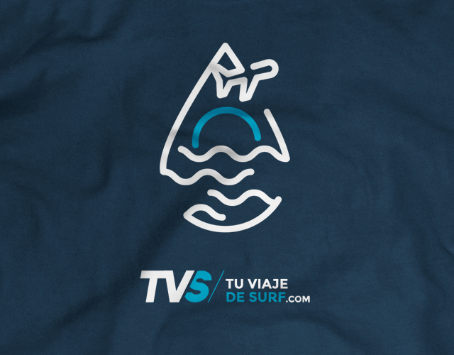 Diseño de Logotipo, diseño gráfico freelance publicitario y diseño de camisetas Tu Viaje de Surf