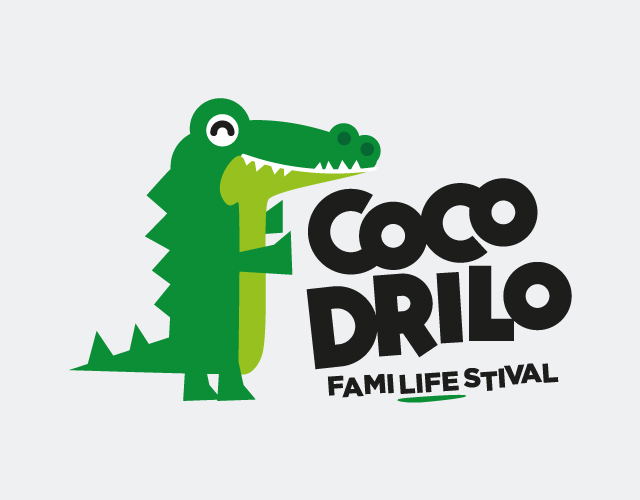 diseño de logotipo alicante cocodrilo festival diseñador grafico y web freelance alicante