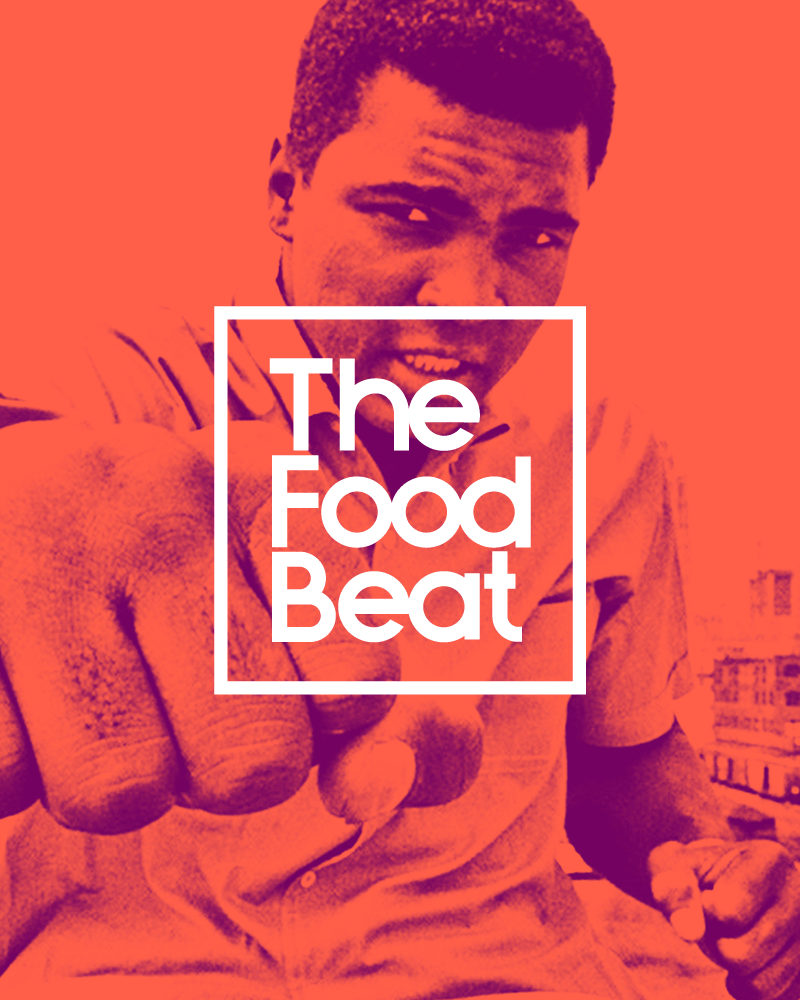 diseño de logotipo y packaging the food beat keruak